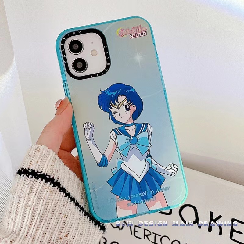 Ốp Điện Thoại Mềm Chống Sốc In Hình Thủy Thủ Mặt Trăng Cho iPhone 13 12 11 Pro MAX IX XS MAX XR iPhone 6 6s 7 8 Plus