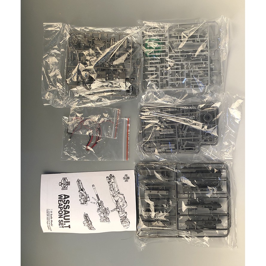 PHụ kiện Mô hình lắp ghép MG 1/100 Custom Assault Weapon Set 1/6 Motoking