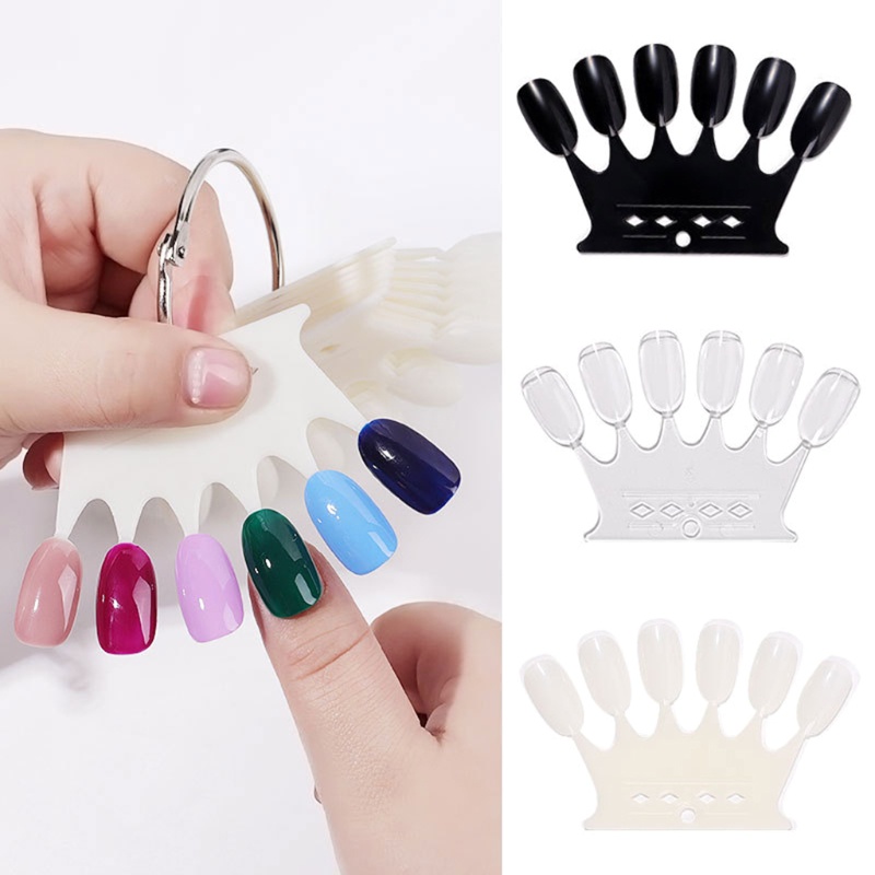 Giá Đỡ Acrylic Hình Quạt Luyện Tập Làm Móng Tiện Dụng