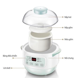 Nồi Nấu Cháo Cho Bé Kichilachi, Dung Tích 1L