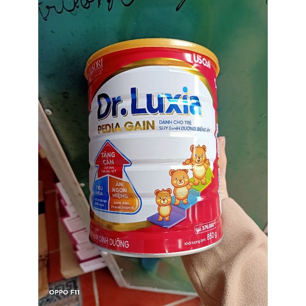 Sữa bột Dr Luxia Gain 900g mẫu mới