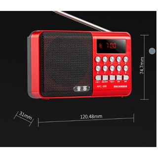Loa đài bluetooth, fm cho người già