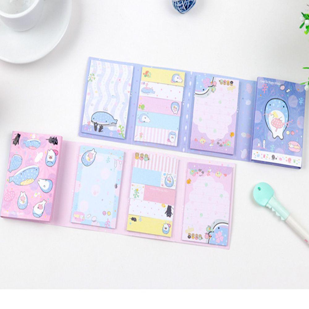 PEWANY Giấy Ghi Chú Đánh Dấu Trang Sách Di Động Kawaii Cho Văn Phòng