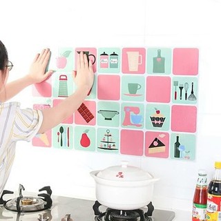 Giấy dán bếp cách nhiệt, chống dầu mỡ cao cấp 45x75cm