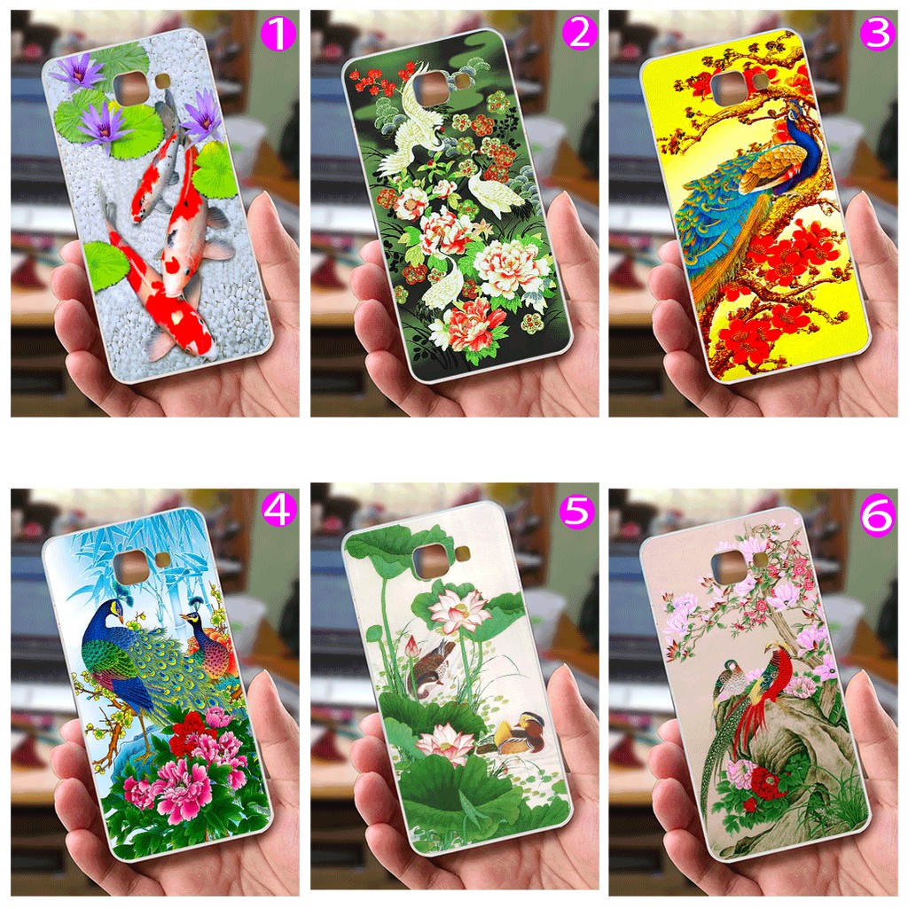 Ốp lưng Samsung A5 (2017) (Dẻo) - Hình Chim, Cá