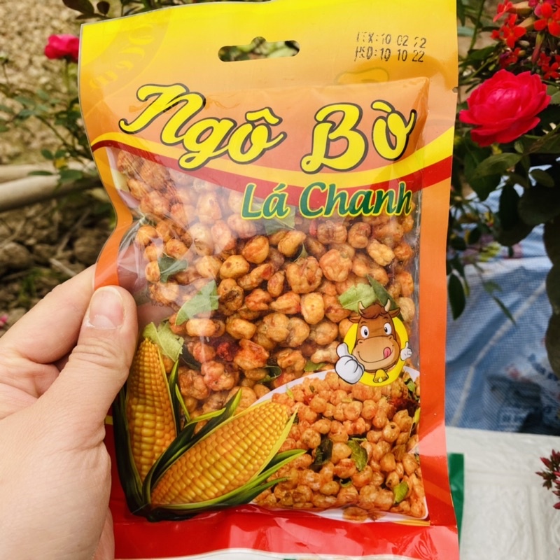 [ĂN VẶT] NGÔ/BẮP NẾP SẤY GIÒN /NGÔ BÒ LÁ CHANH GÓI 120G