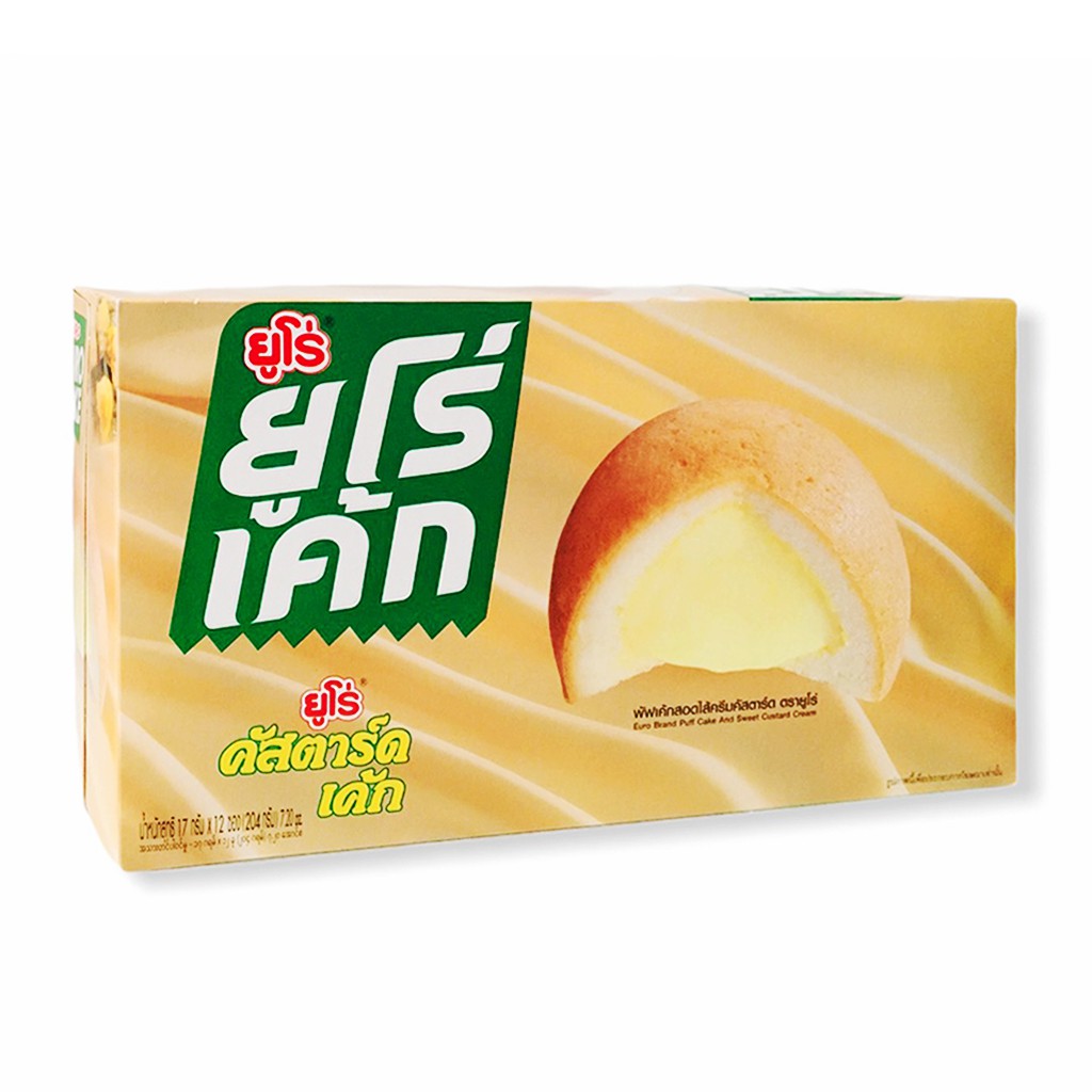 Bánh Bông Lan Trứng Euro Custard Cake Thái Lan 204G