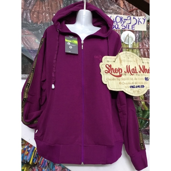 Áo khoác viền tay bigsize