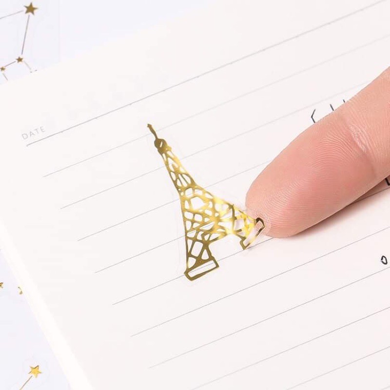 ✨Sticker mạ vàng óng anh lấp lánh