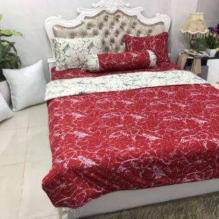 Bộ Drap Thun THÁI LAN 3D mát lạnh 4 món