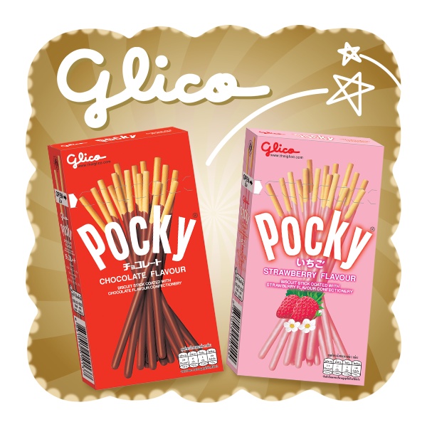 Bánh que Pocky Glico Thái Lan nhiều vị