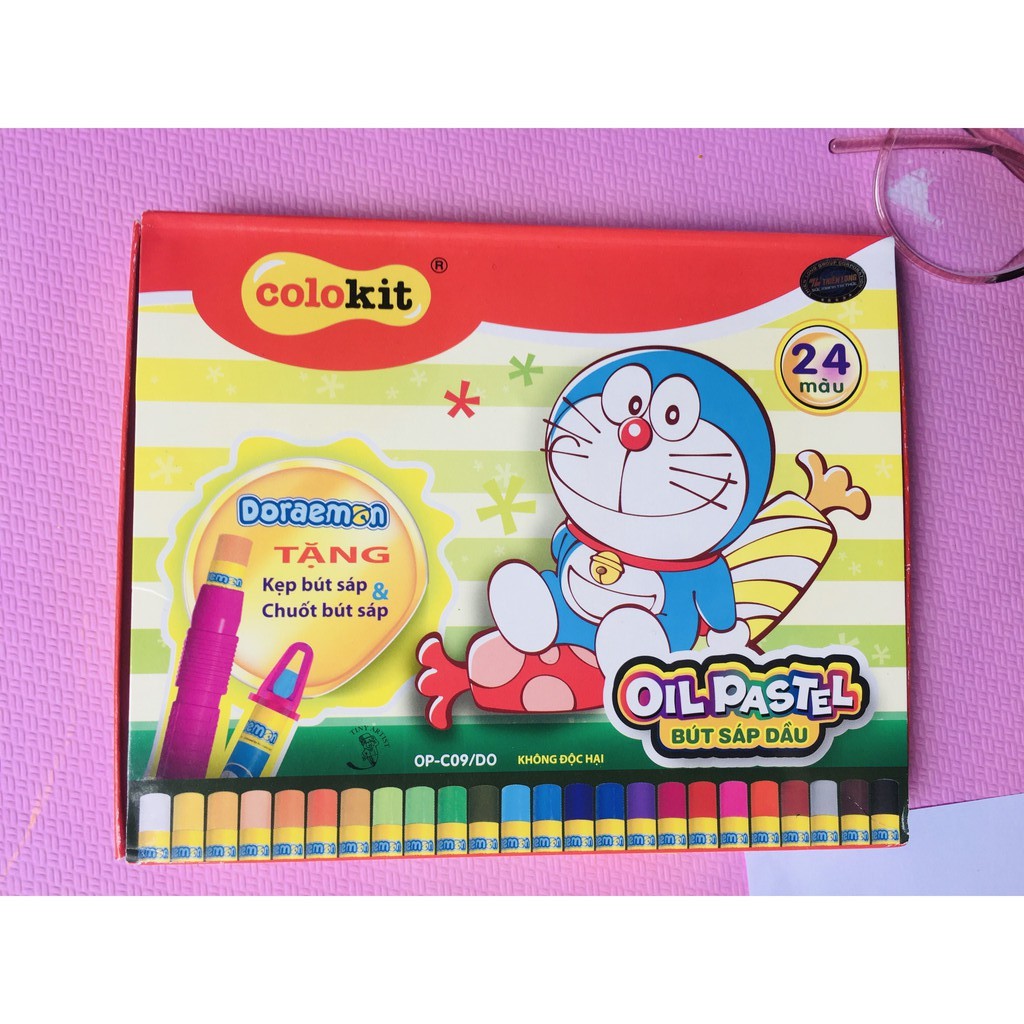 [Mã BMINCU50 giảm 50K đơn 250K] Bút sáp dầu oile pastel thiên long colokit 24 màu