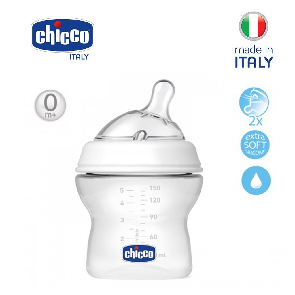 Bình sữa núm nghiêng Pisa Natural Feeling Chicco