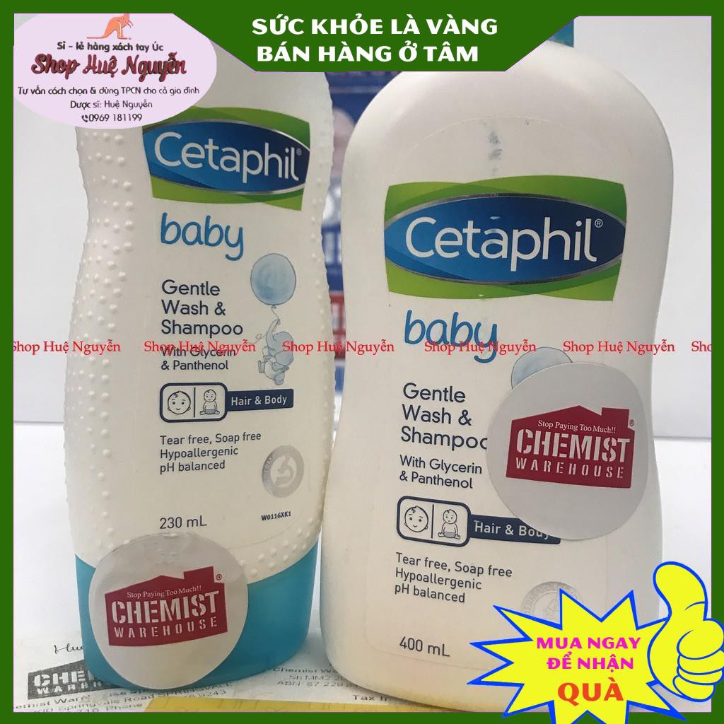 Sữa Tắm, Gội Toàn Thân Cetaphil Cho Bé 230ml