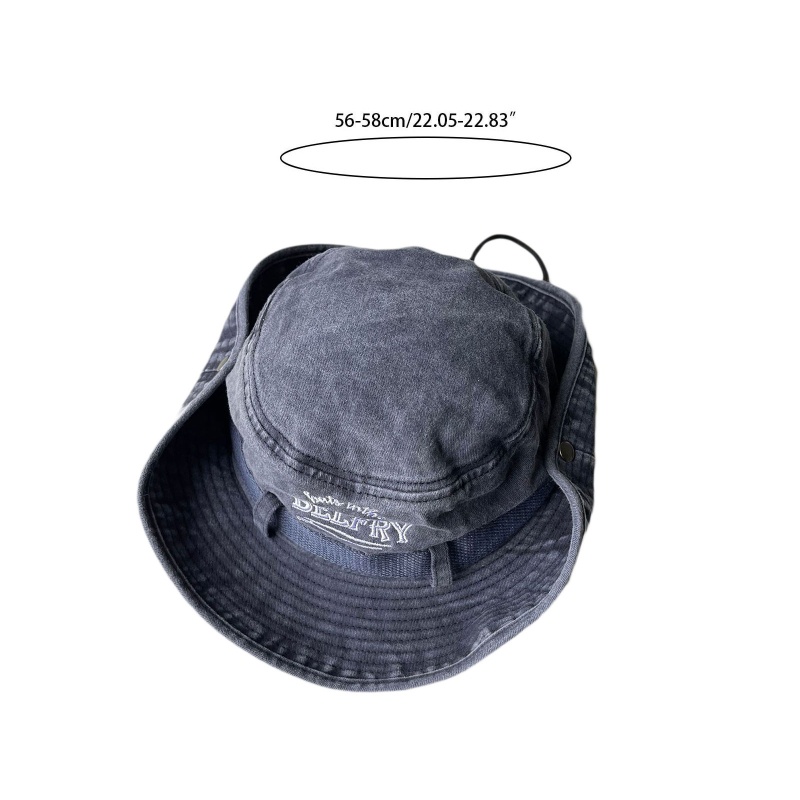 Nón Tai Bèo Cotton Thêu Chữ ONERI Thời Trang Mùa Hè