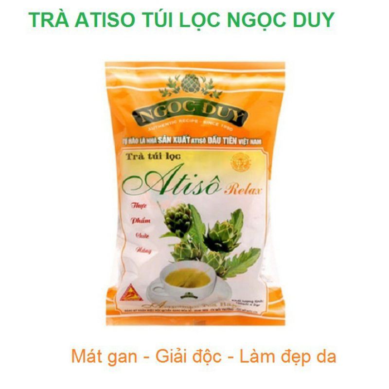 Trà túi lọc atiso Ngọc Duy Đà Lạt( loại 100 túi lọc)