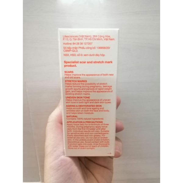 Tinh dầu Bio Oil Natural ngừa rạn da, mờ sẹo, ngăn lão hoá