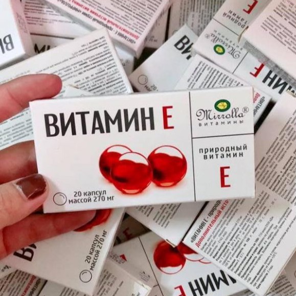 Vitamin e vỉ Nga, vitamin E270mg giúp đẹp da, sáng mắt, cân bằng nội tiết tố. | WebRaoVat - webraovat.net.vn