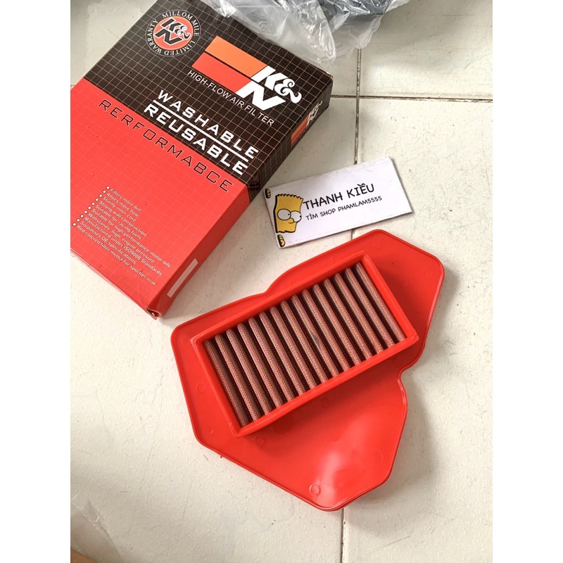 Lọc gió Raider fi _ Satria K&N Lưới thép