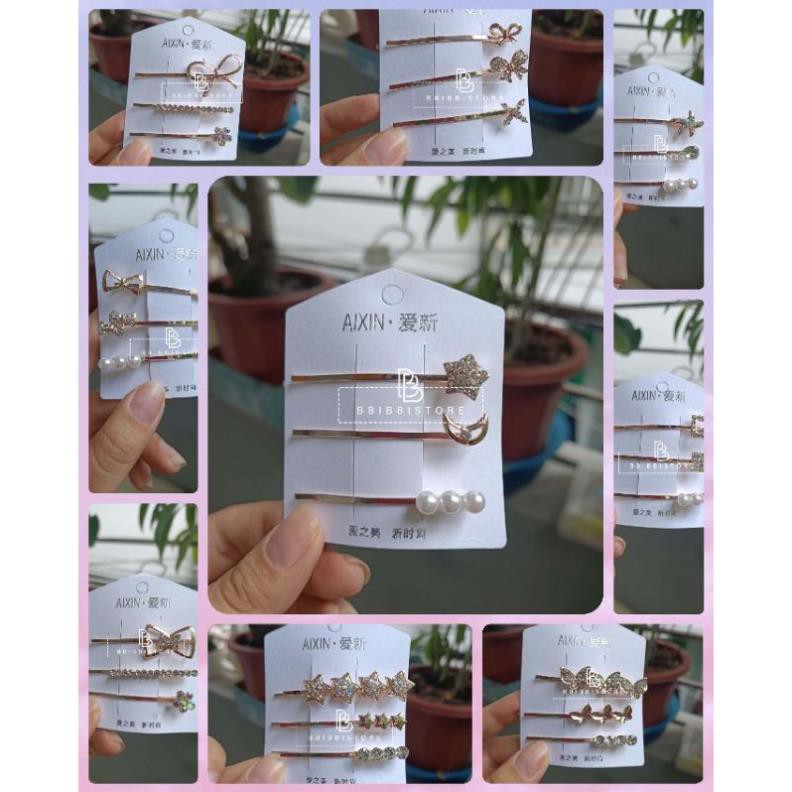 VỈ 3 Kẹp Tóc Phong Cách Hàn Quốc ( CỰC XỊN)