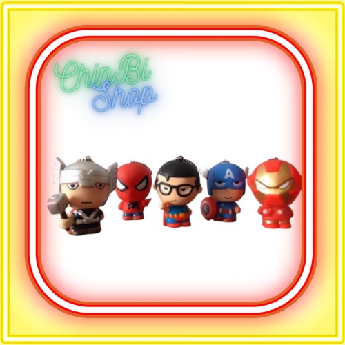 [CÓ SẴN] Móc khoá, mô hình chibi MARVEL/DC