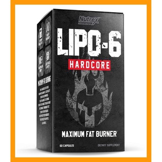 Nutrex lipo 6 hardcore 60 viên - giảm cân , đốt mỡ dành cho nam và nữ