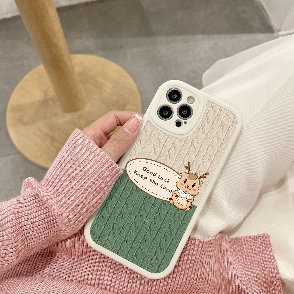 ốp lưng Vỏ cho ins phong cách kết cấu thời trang đơn giản tpu thả-proof trường hợp OPPO A7 A5S A16 A15S A9 A5S A53 A11 A72 A12 A54 A94 F11 F9