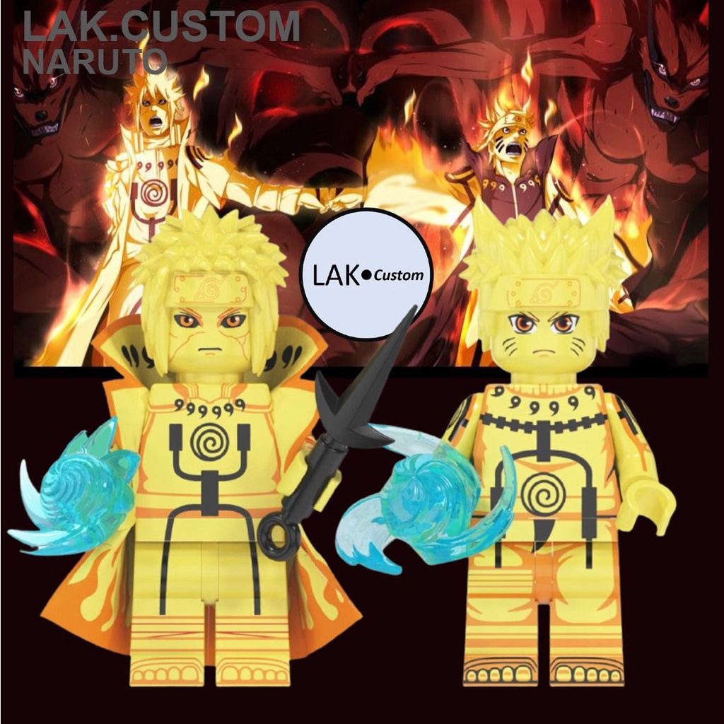MÔ HÌNH  MINATO VÀ NARUTO DẠNG CỬU VĨ HỒ