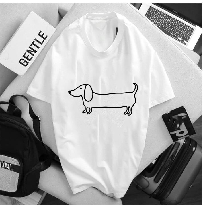 Áo thun mùa hè chó mèo mát mẻ dễ thương Pug, Pull, Poodle mặc quần áo thú cưng hình trái cây có túi đeo Hihapet - DASA12