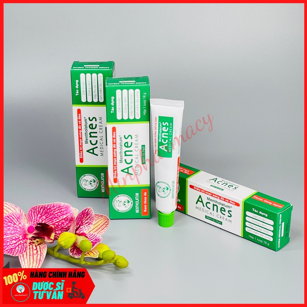 Kem bôi mụn sưng đỏ và đau Acnes Medical 18g - Minpharmacy