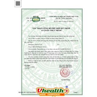 THỰC PHẨM CHỨC NĂNG DETOXMUNE PLUS