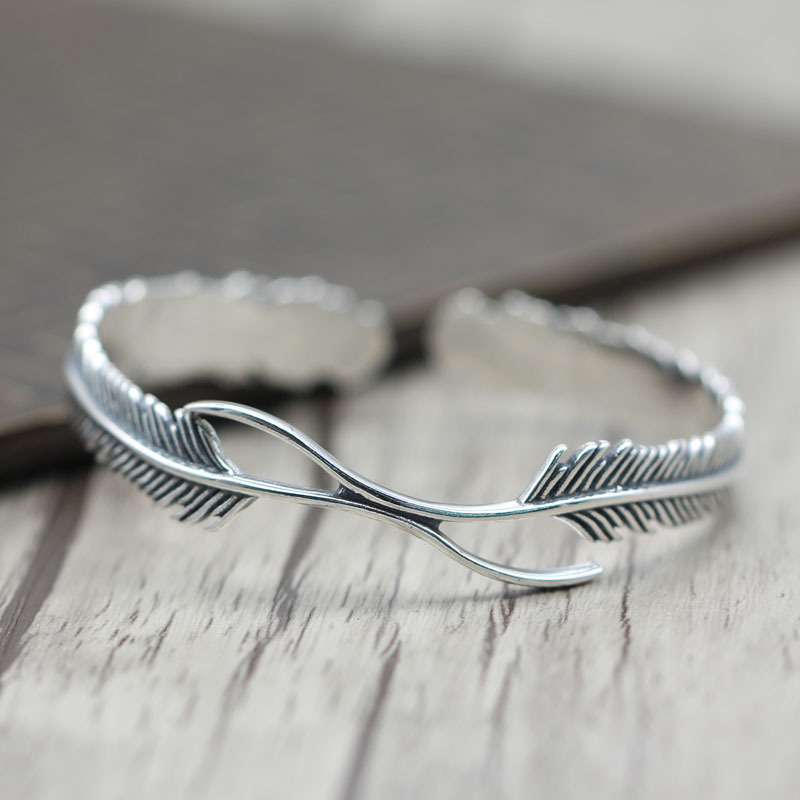 [Bán Chạy] [Bán Sỉ] [Vòng Tay Cánh Thiên Thần Đơn Giản Phong Cách Retro Cho Nam Nữ] [Vòng Tay Hở Hợp Thời Trang] [Trang Sức Cho Bạn Gái]