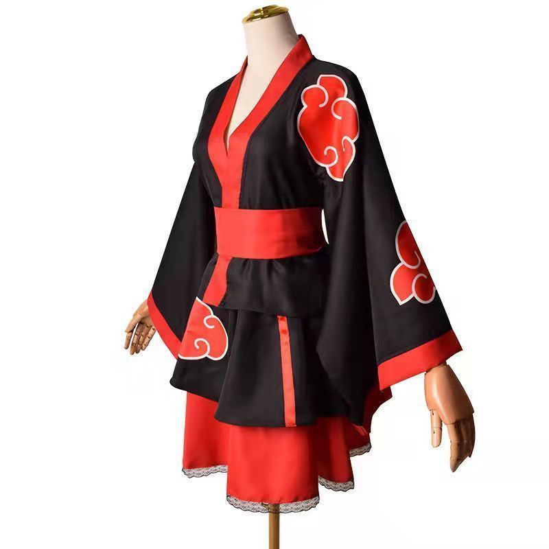Bộ Kimono Hóa Trang Nhân Vật Anime Naruto Shippuden Hyuga Akatsuki