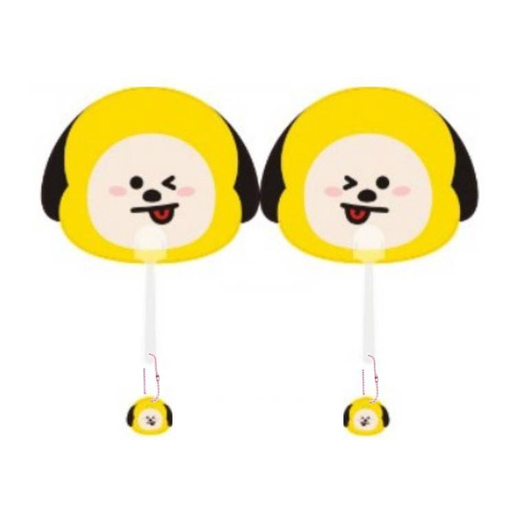 Cây quạt cầm tay bằng KPOP BTS BT21 Kipas tangan Pattern Hand Held Fans  Folding Handheld Folded for Church Wedding Cartoon Hand Fan Hand Fan