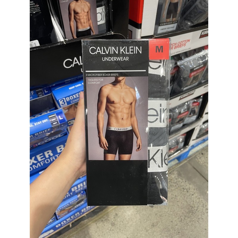 [BILL MỸ] SET 3 QUẦN LÓT BOXER NAM CALVIN KLEIN CHÍNH HÃNG