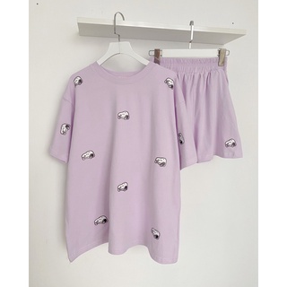 Set đồ bộ snoopy tím