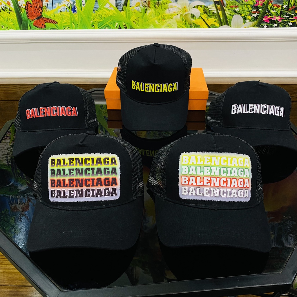 Mũ lưỡi trai Balenciaga-Nón in kết lưới thoáng khí thời trang thể thao năng động dành cho cả nam và nữ,VP59