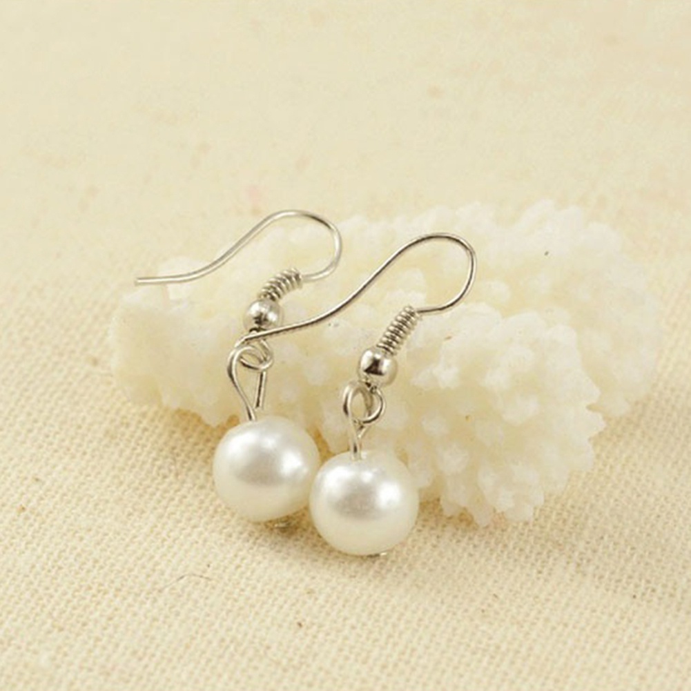 Bộ Trang Sức Đính Ngọc Trai Nhân Tạo Thanh Lịch Dành Cho Nữ