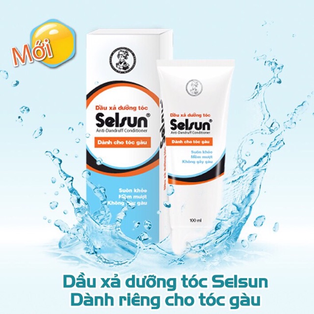 Dầu xả Selsun dưỡng tóc và ngăn ngừa gàu 100ml