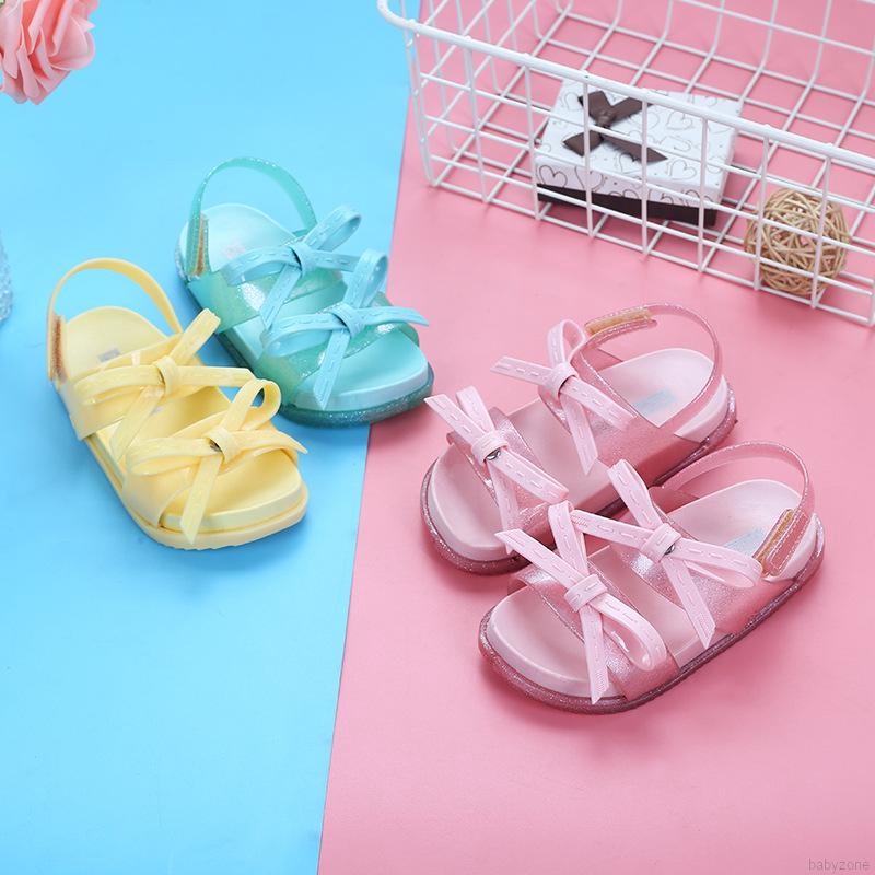 Sandals Mềm Mại, Chống Trượt, Có Gắn Nơ, Dùng Cho Bé Gái