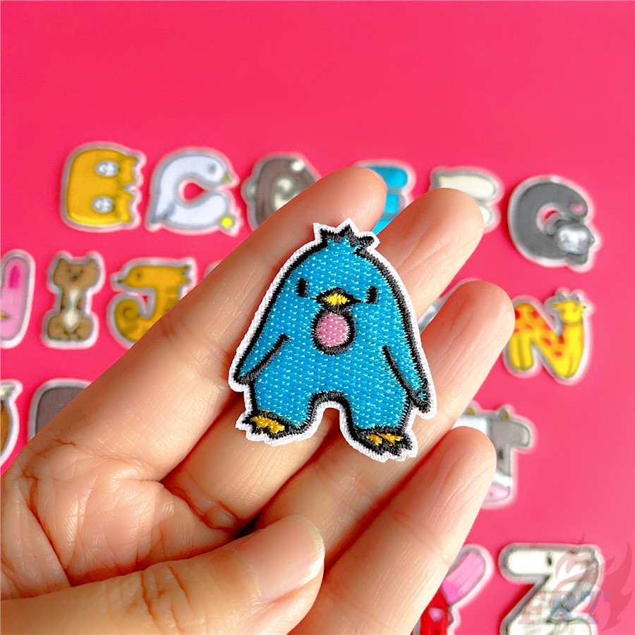 ✿ Sticker Ủi Thêu Hình Động Vật Hoạt Hình ✿ 1 Miếng Dán Ủi Lên Quần Áo