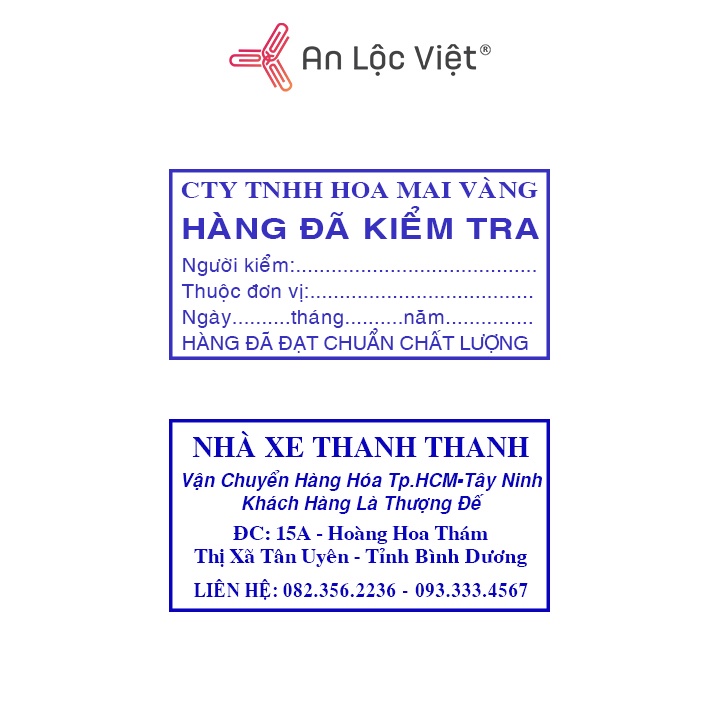 Khắc dấu công ty 6 dòng - 8 dòng theo yêu cầu SHINY S830  thương hiệu nổi tiếng cực bền và sắc nét