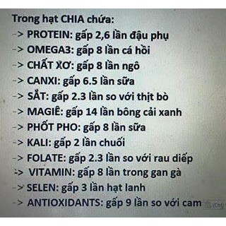 hạt chia bio Đức 300g