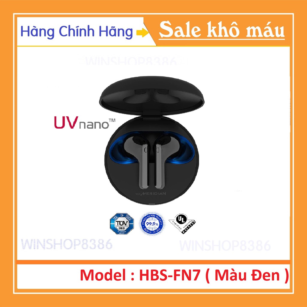 Tai nghe không dây LG Tone Free HBS-FN7 Màu Đen - 100% Hàng Chính Hãng
