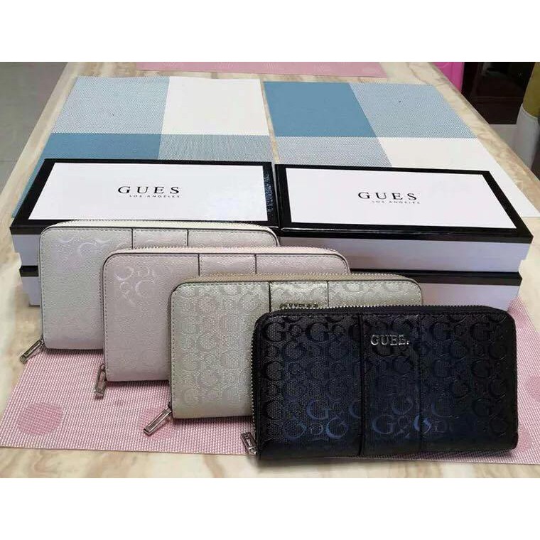 SALE Ví dài mới Guessx phong cách unisex, bóp dài