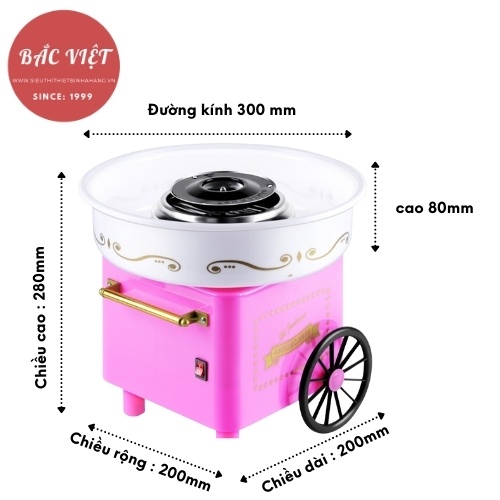 Máy làm kẹo bông mini chuyên dụng gia đình