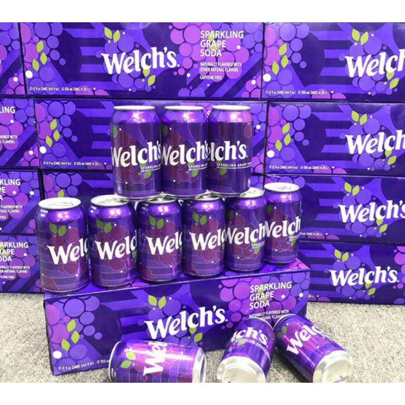 Nước ngọt nho Welch’s 12 lon 355 ml nhập Mỹ