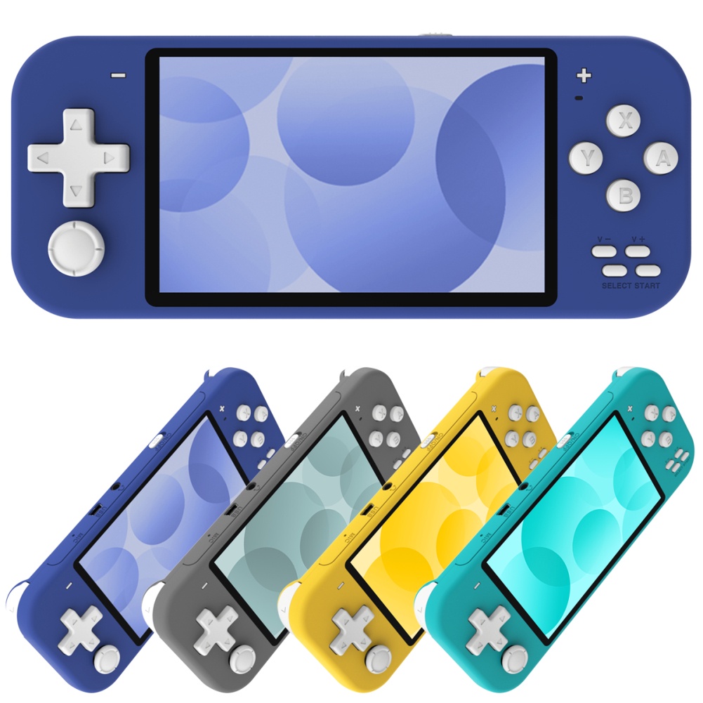 Máy chơi game cầm tay X20 Mini màn hình cỡ 4.3 inch dung lượng 8GB tải trước 1000 trò chơi hỗ trợ TV dễ mang theo