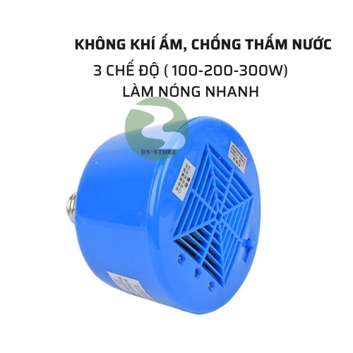 Đèn sưởi hồng ngoại thông minh 3 chế độ cho trang trại Gà heo bò dê DN60