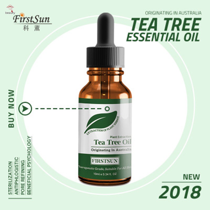#Chăm sóc da# Tea Tree Essential Oil Massage Smoothing Anti Wrinkle Acne Removal Acid Skin Care